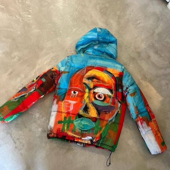 TANGO HOTEL SELF PORTRAIT PUFFER JACKET Men Size Medium - Picture 3 of 13